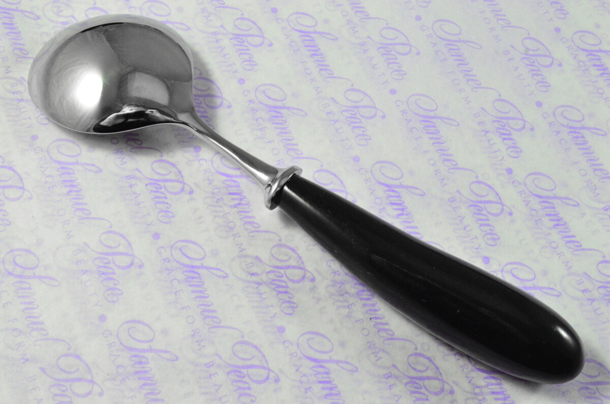 Twelve Brand New Genuine Water Buffalo Handle Soup Spoons Made in Sheffield England - Image 7