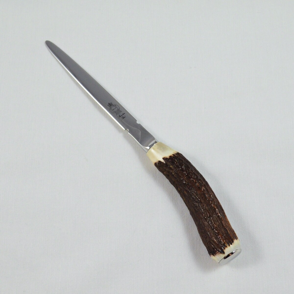 A Genuine Stag Horn Handled Letter Opener Gift Boxed 4 1/2" Blade