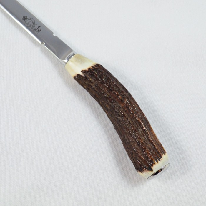 A Genuine Stag Horn Handled Letter Opener Gift Boxed 4 1/2" Blade - Image 2