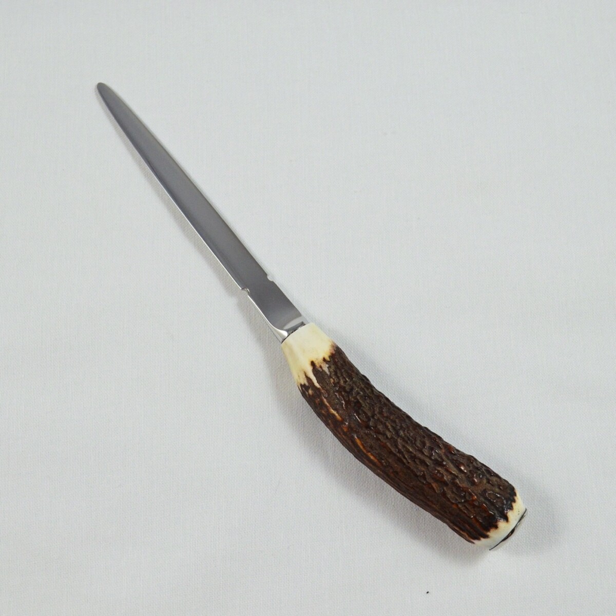 A Genuine Stag Horn Handled Letter Opener Gift Boxed 4 1/2" Blade - Image 4