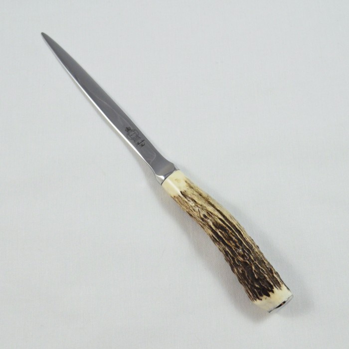 A Genuine Stag Horn Handled Letter Opener Gift Boxed 5 1/4" Blade
