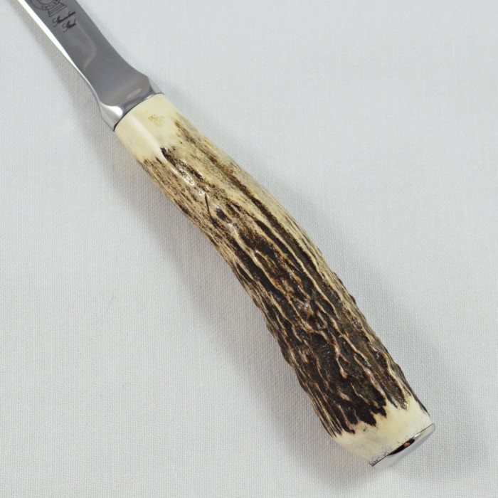A Genuine Stag Horn Handled Letter Opener Gift Boxed 5 1/4" Blade - Image 3