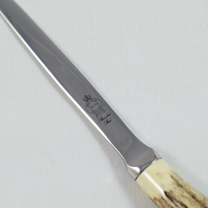 A Genuine Stag Horn Handled Letter Opener Gift Boxed 5 1/4" Blade - Image 2