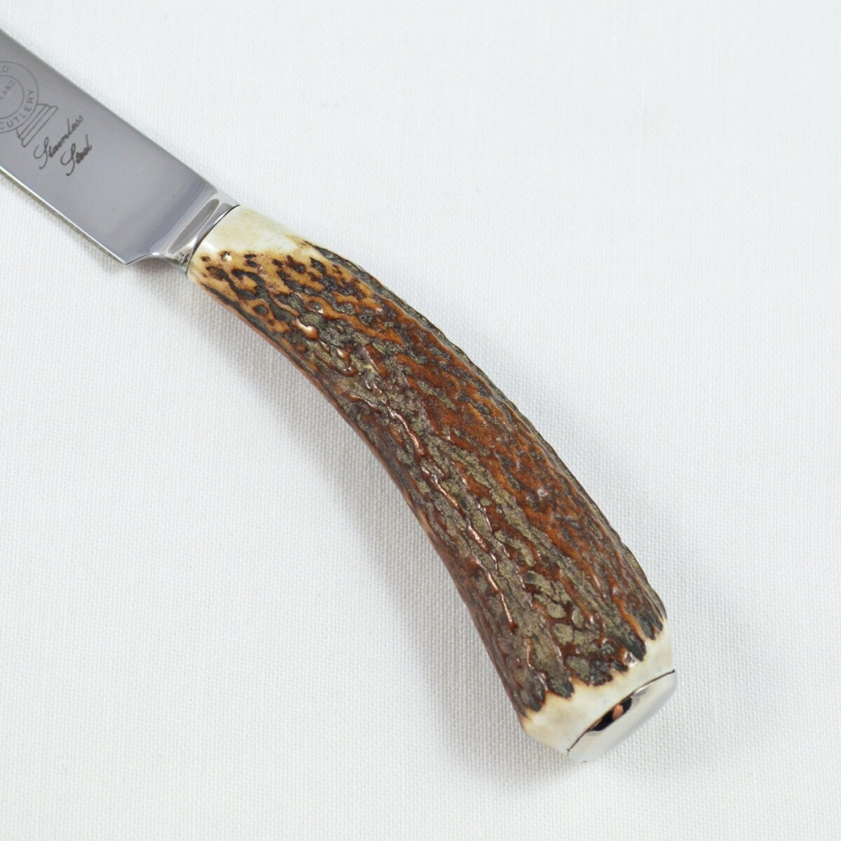 A Genuine Stag Horn Handled Tea Knife - Image 3