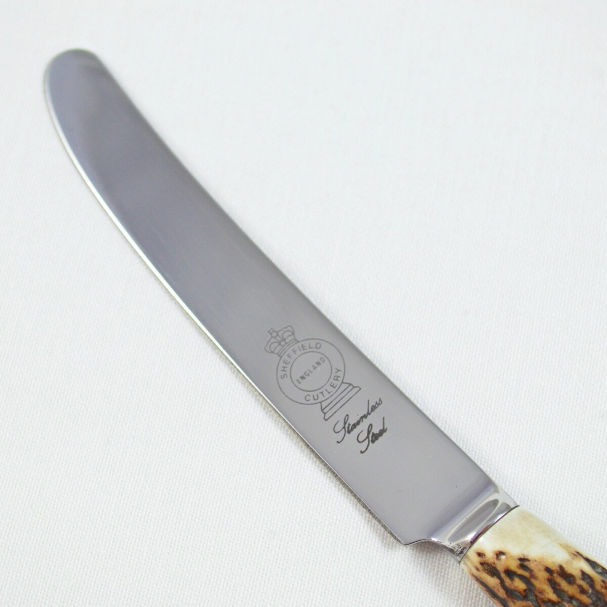 A Genuine Stag Horn Handled Tea Knife - Image 2