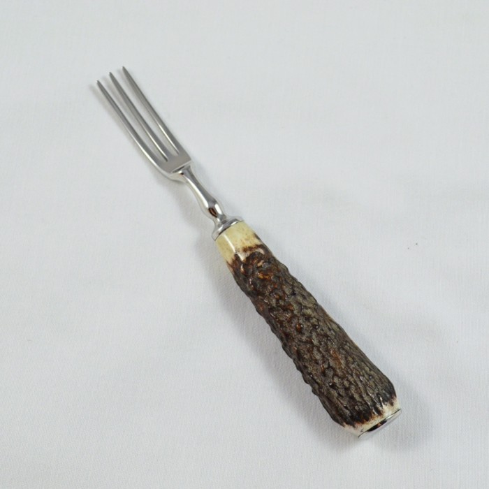 A Genuine Stag Horn Handled Tea Fork