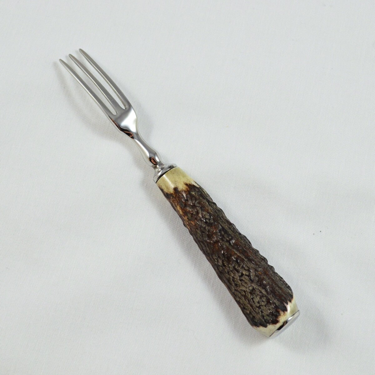 A Genuine Stag Horn Handled Tea Fork - Image 3