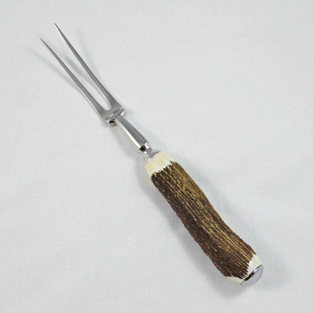 A Genuine Stag Horn Handled Carving Fork
