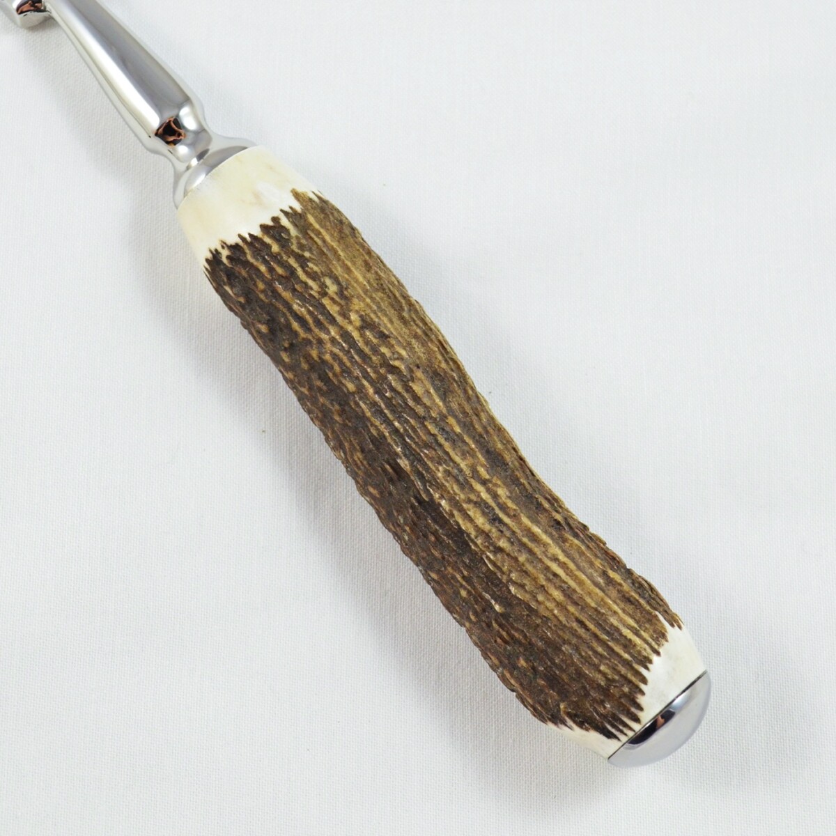 A Genuine Stag Horn Handled Carving Fork - Image 3
