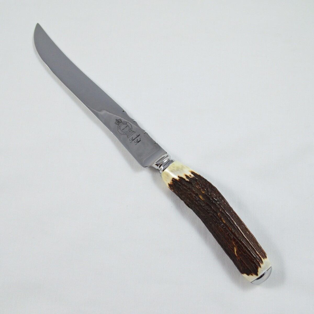 A Genuine Stag Horn Handled Carving Knife