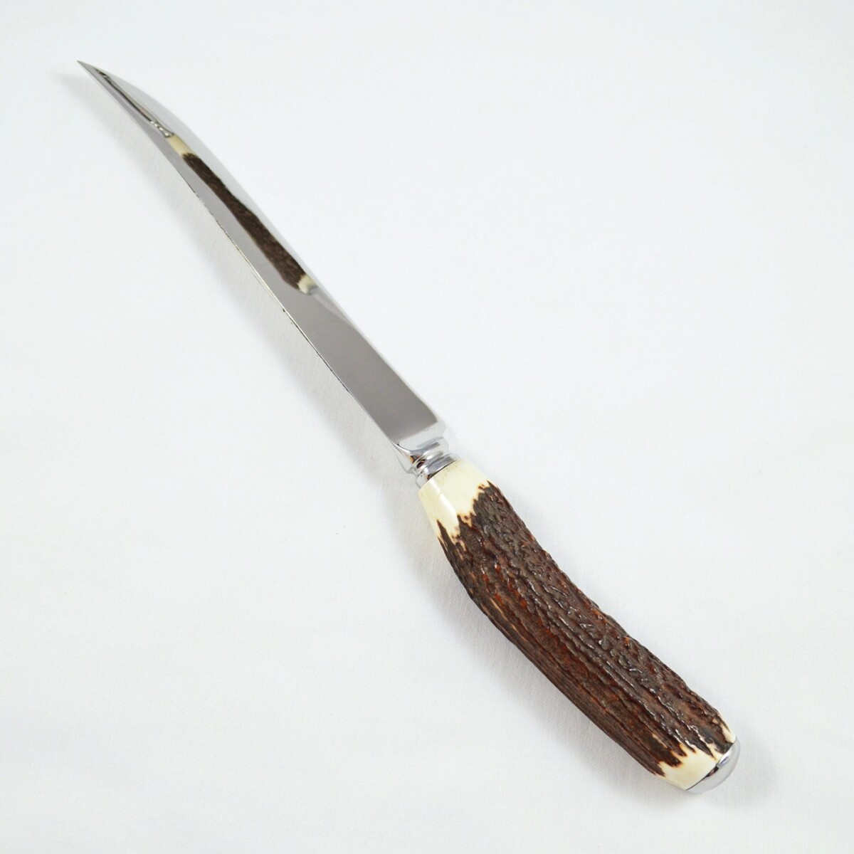 A Genuine Stag Horn Handled Carving Knife - Image 5