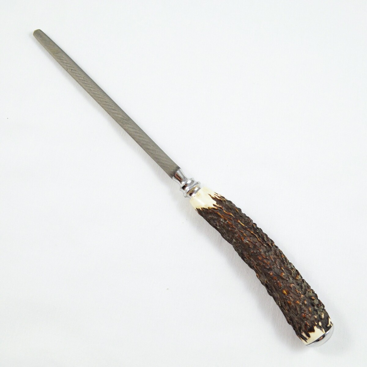 A Genuine Stag Horn Handled 3 Piece Carving Set - Image 5