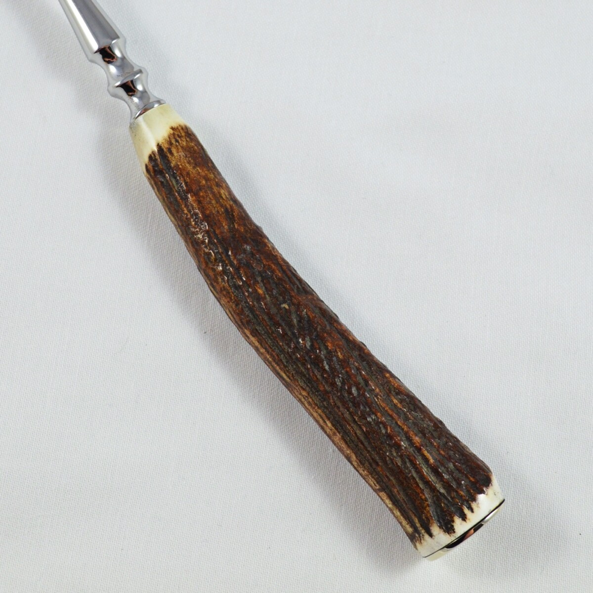 A Genuine Stag Horn Handled 2 Piece Game Carving Set - Image 11