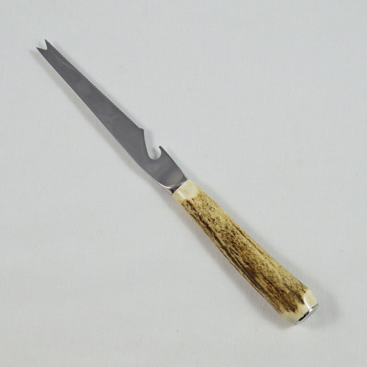 A Genuine Stag Handled Bar Set Made in Sheffield England - Image 6