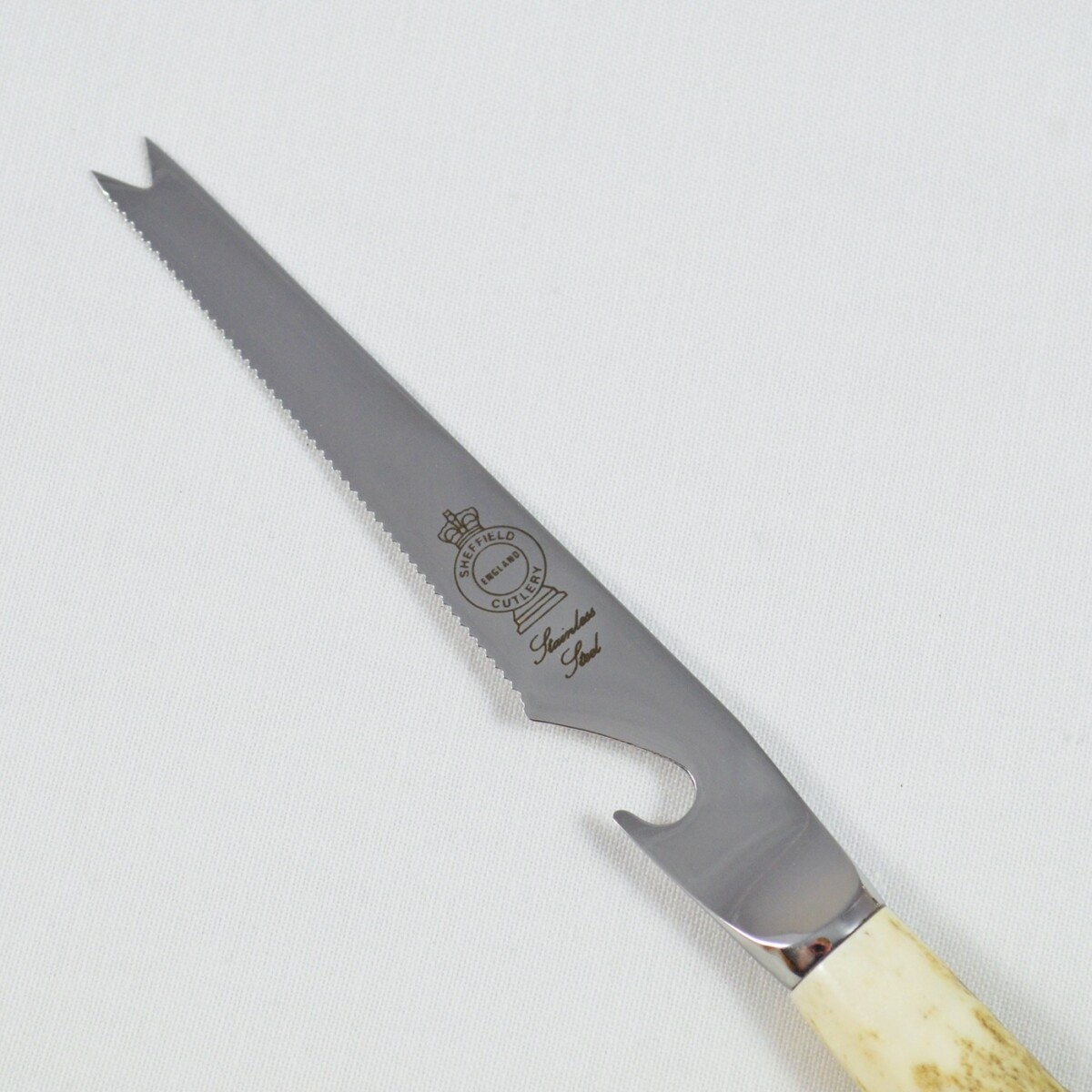 A Genuine Stag Handled Bar Set Made in Sheffield England - Image 8
