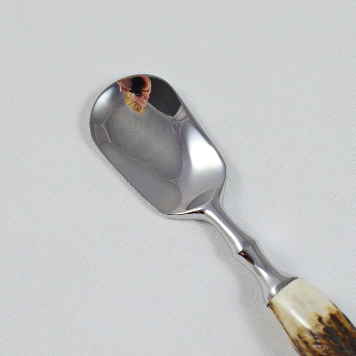 A Genuine Stag Horn Handled Jam / Conserve Spoon - Image 3