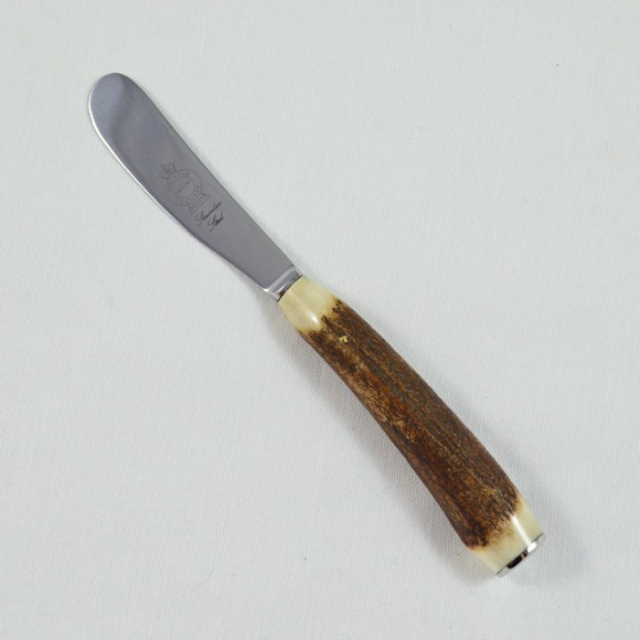 A Genuine Stag Horn Handled Dinky Butter Knife Gift Boxed
