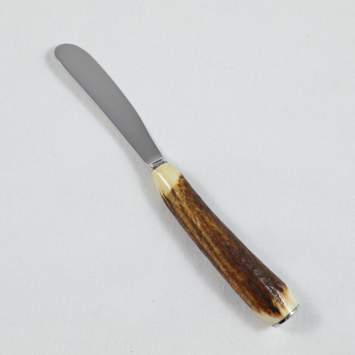 A Genuine Stag Horn Handled Dinky Butter Knife Gift Boxed - Image 2