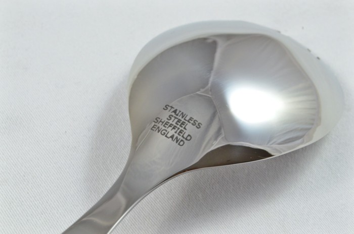 A Genuine Stag Antler Handled Pewter Capped Salad Serving Set Made In Sheffield England - Image 2