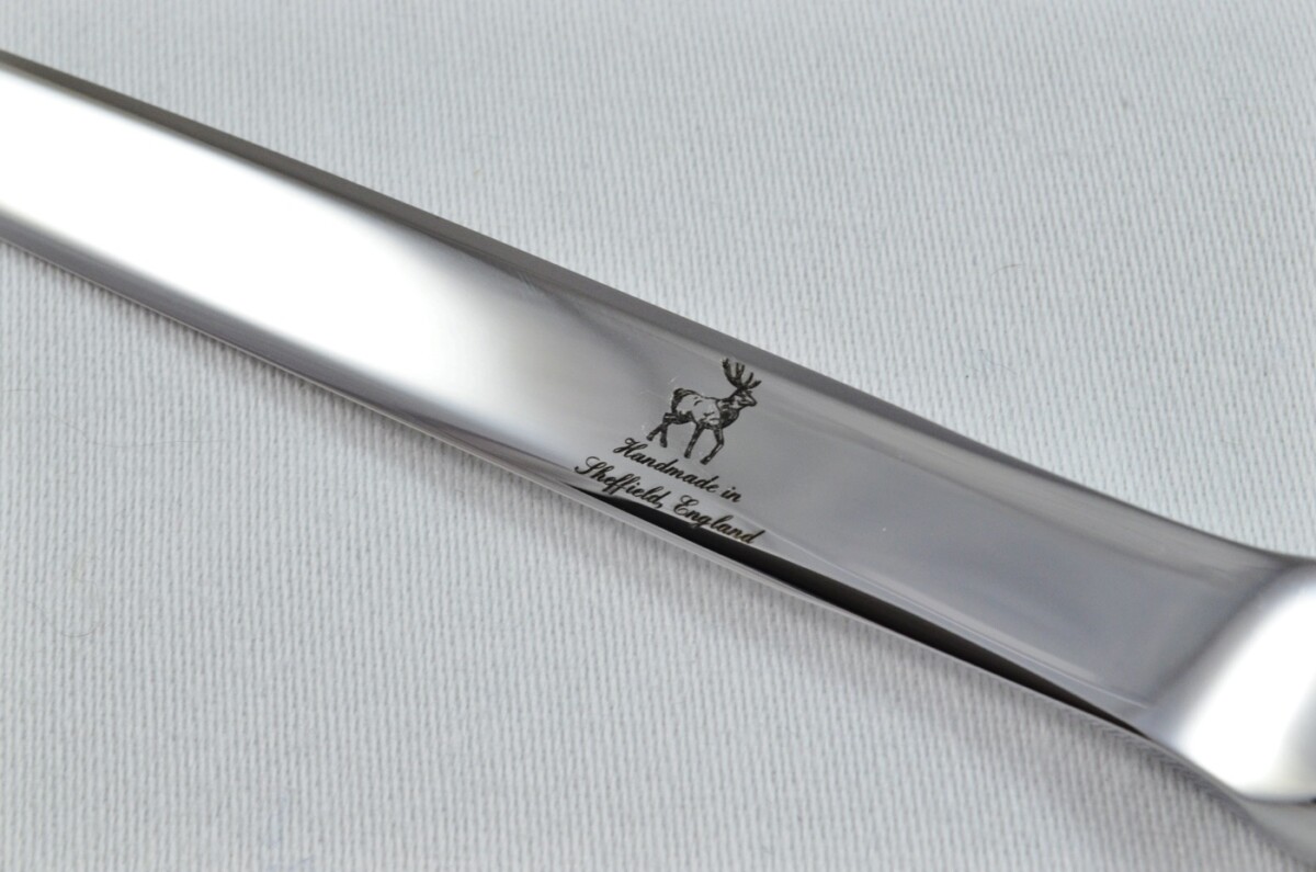 A Genuine Stag Antler Handled Pewter Capped Letter Opener Made In Sheffield England - Image 5