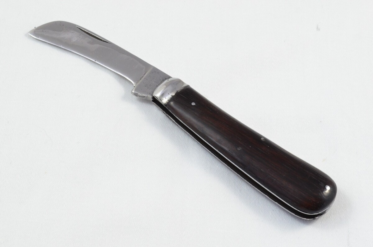 Sheffield Made 1 Blade Ebony Scaled Pruning Knife Lockwood Bros