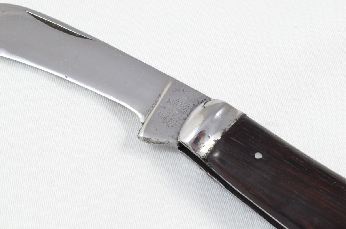 Sheffield Made 1 Blade Ebony Scaled Pruning Knife Lockwood Bros - Image 4