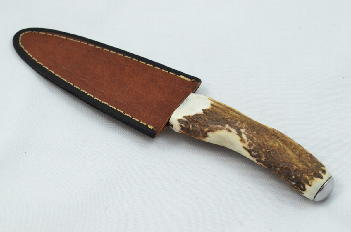 A Fantastic Genuine Stainless Steel Stag Horn Antler Handle Sgian Dubh Sheffield England **Free Engraving** - Image 8