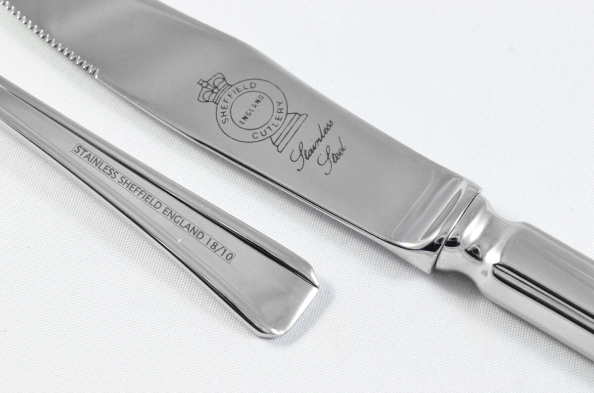 Harley Pattern Steak Knife & Fork Made in Sheffield England Stainless Steel Cutlery - Image 4