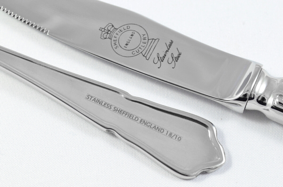 Dubarry Pattern Steak Knife & Fork Made in Sheffield England Stainless Steel Cutlery - Image 4