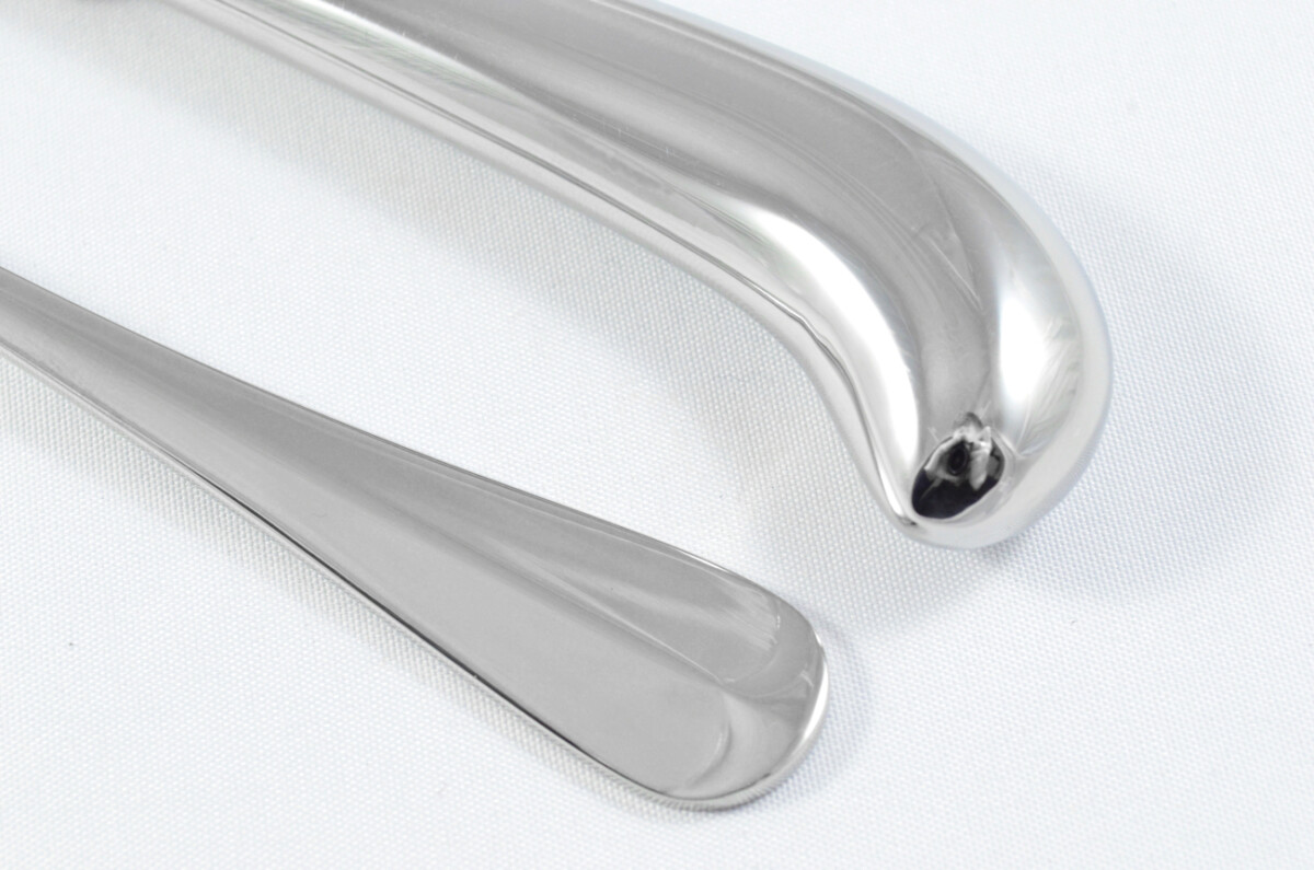 Pistol Pattern Steak Knife & Fork Made in Sheffield England Stainless Steel Cutlery - Image 3