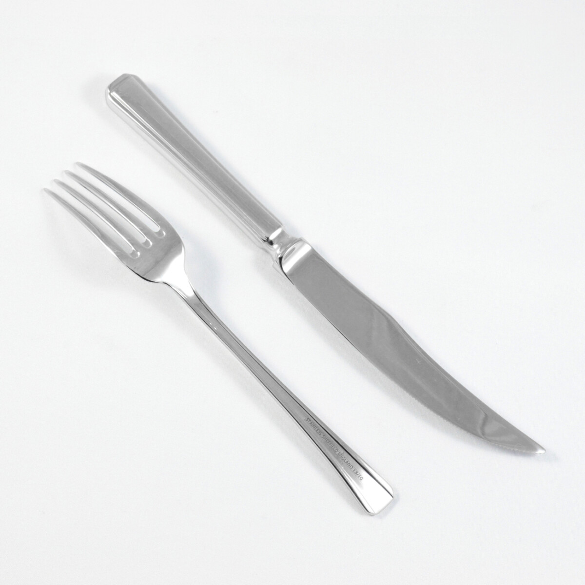 Harley Pattern Steak Knife & Fork Made in Sheffield England Stainless Steel Cutlery - Image 2
