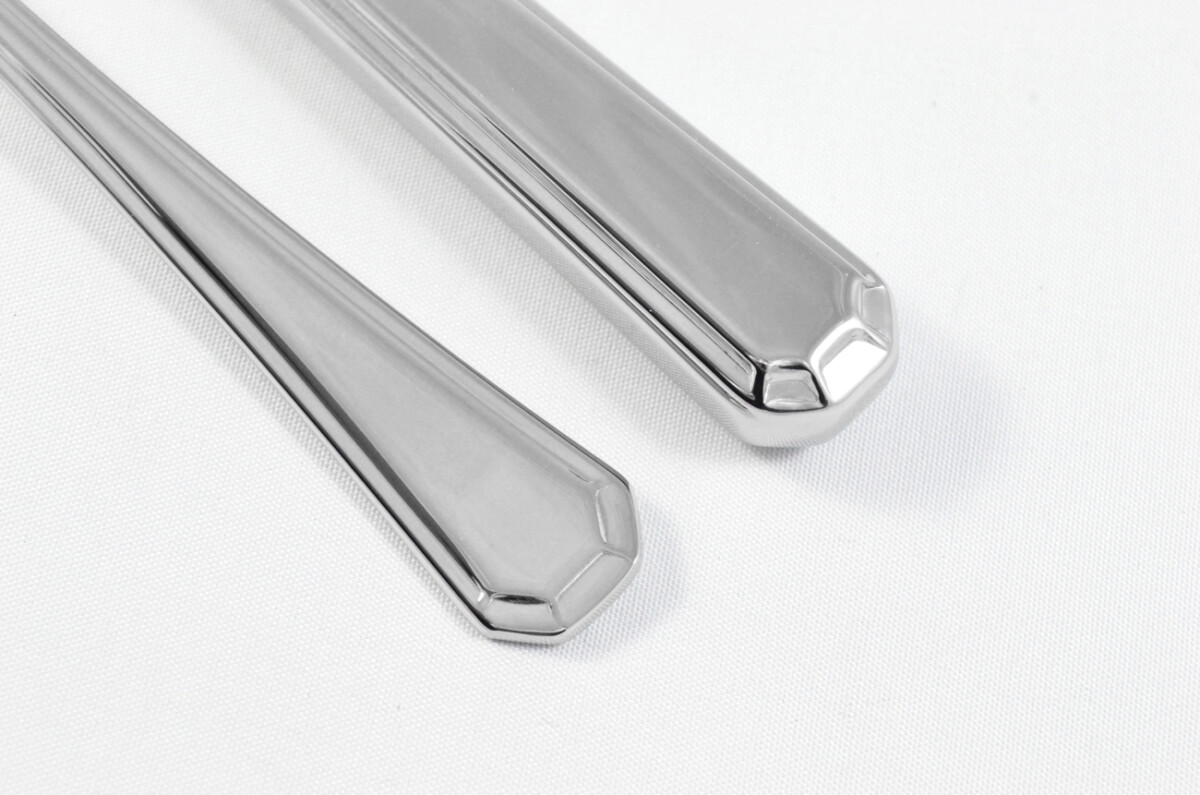 Grecian Pattern Steak Knife & Fork Made in Sheffield England Stainless Steel Cutlery - Image 3