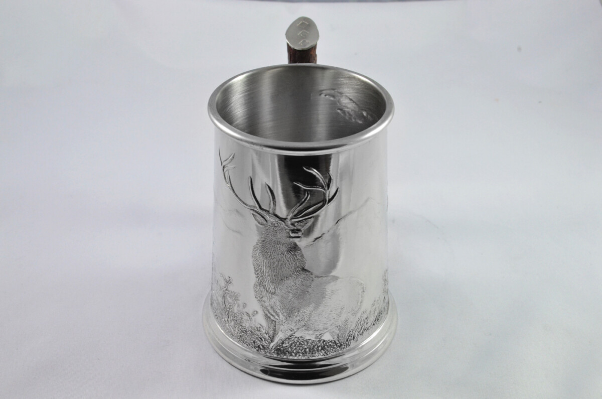 Brand New Stag Horn Handled 1 Pint Tankard Monarch Handmade in Sheffield England - Image 8