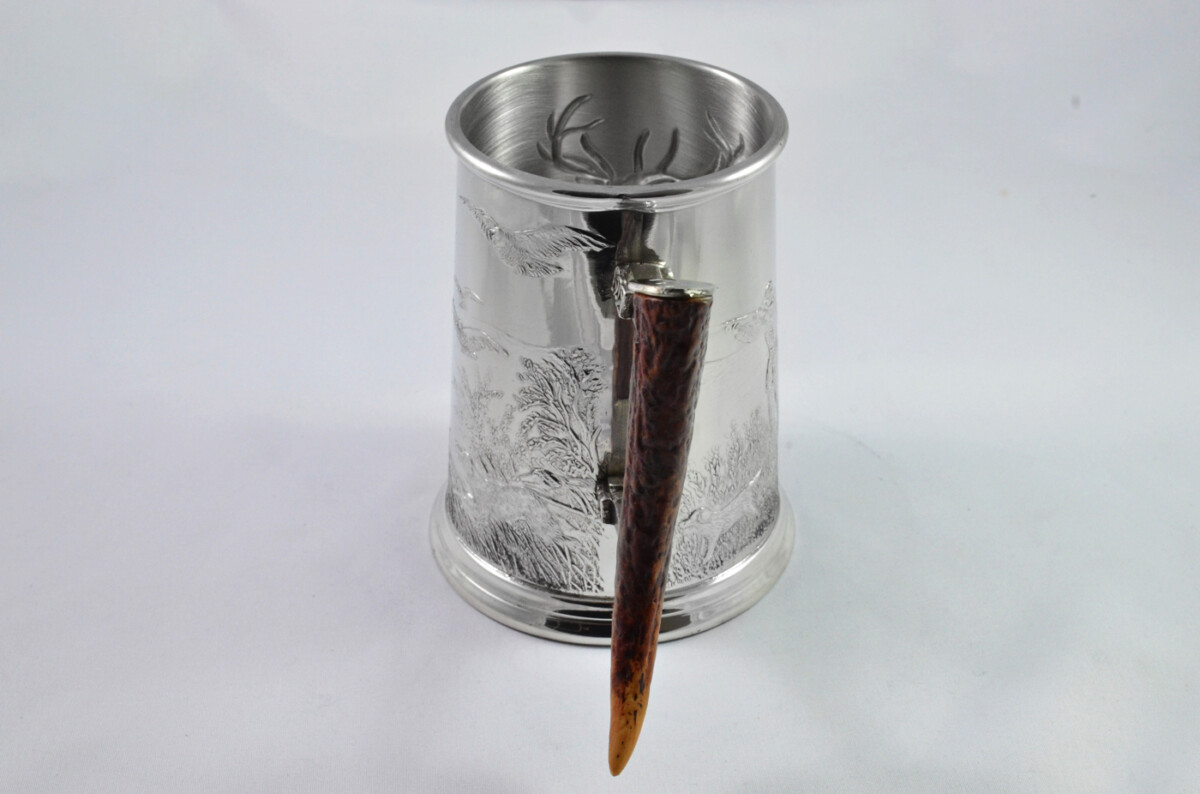 Brand New Stag Horn Handled 1 Pint Tankard Monarch Handmade in Sheffield England - Image 7