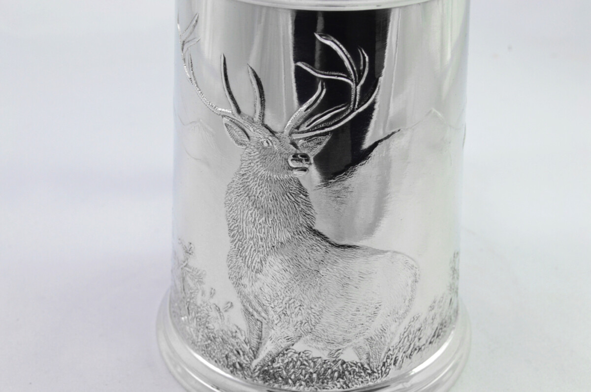 Brand New Stag Horn Handled 1 Pint Tankard Monarch Handmade in Sheffield England - Image 5