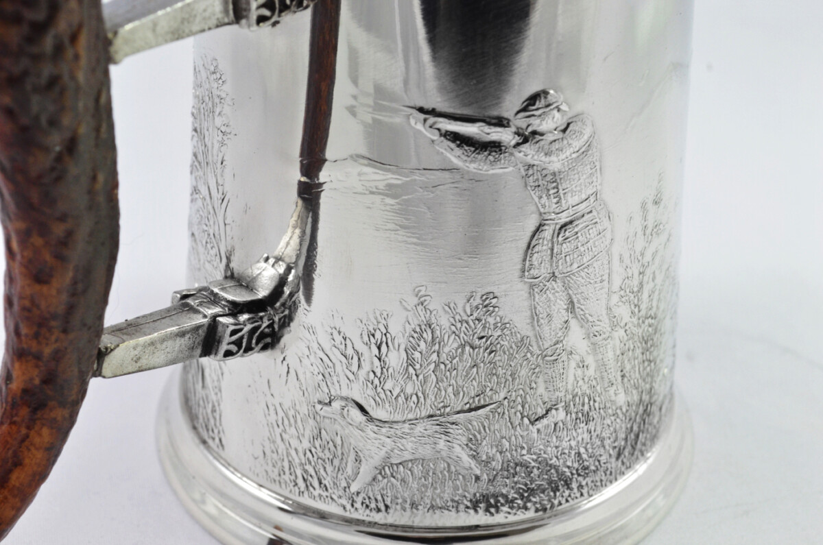 Brand New Stag Horn Handled 1 Pint Tankard Monarch Handmade in Sheffield England - Image 4