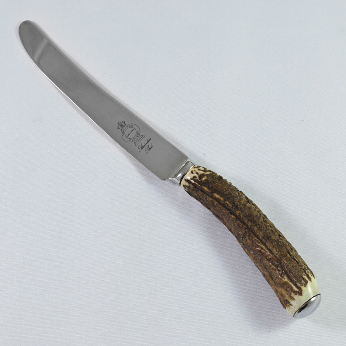 A Genuine Stag Handled Table Knife