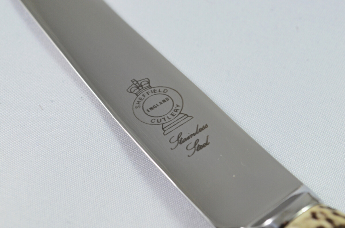 A Genuine Stag Handled Table Knife - Image 4