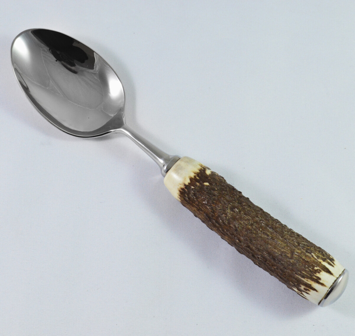 A Genuine Stag Handled Table Spoon