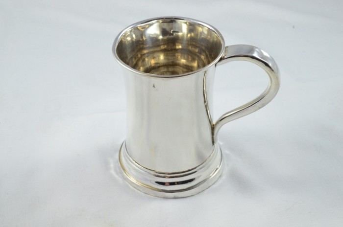 Incredibly Rare 1 Pint Tankard Old Sheffield Plate George III Handmade in Sheffield England C.1770-1790