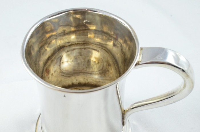 Incredibly Rare 1 Pint Tankard Old Sheffield Plate George III Handmade in Sheffield England C.1770-1790 - Image 2