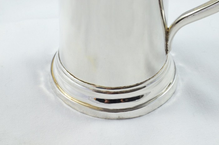Incredibly Rare 1 Pint Tankard Old Sheffield Plate George III Handmade in Sheffield England C.1770-1790 - Image 3