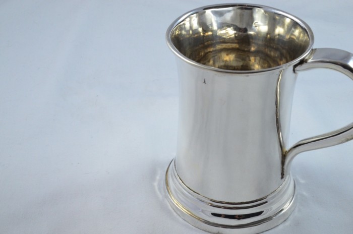 Incredibly Rare 1 Pint Tankard Old Sheffield Plate George III Handmade in Sheffield England C.1770-1790 - Image 7