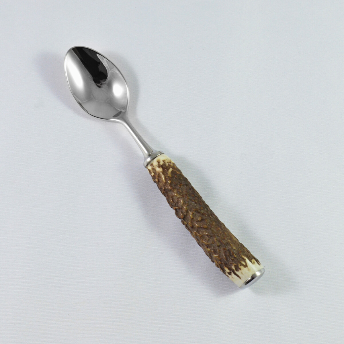 A Genuine Stag Handled Tea Spoon