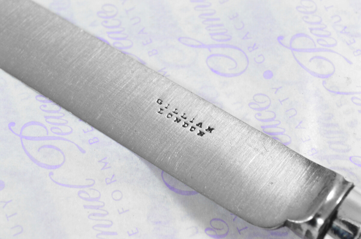 Old English Thread Pattern Sheffield Assayed 11 Table Knives Sterling Silver 1799 Georgian - Image 12