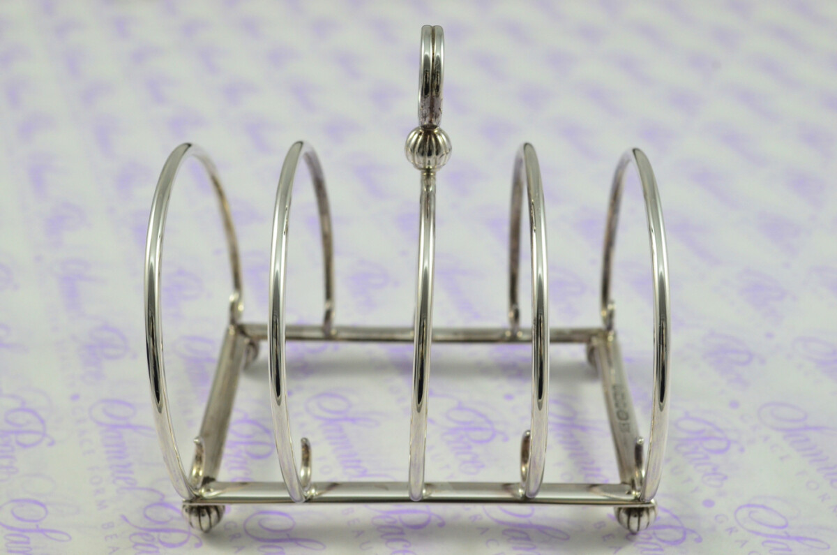 Sterling Silver Hallmarked Toast Rack Hallmarked 2022 Made in Sheffield England