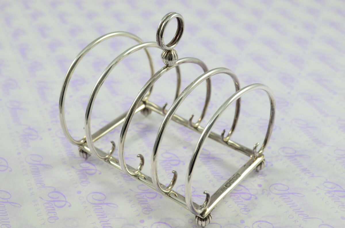 Sterling Silver Hallmarked Toast Rack Hallmarked 2022 Made in Sheffield England - Image 2