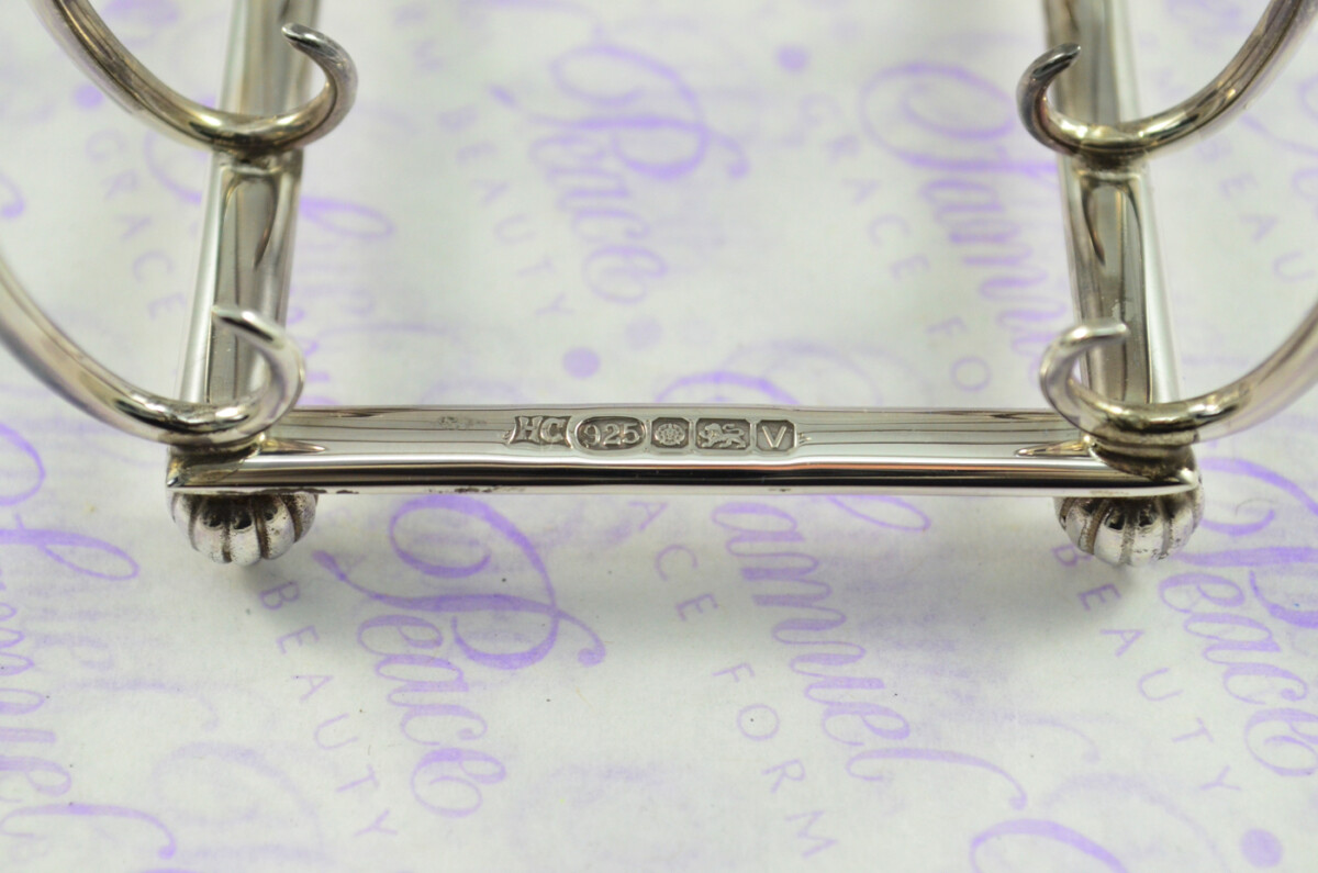Sterling Silver Hallmarked Toast Rack Hallmarked 2022 Made in Sheffield England - Image 7