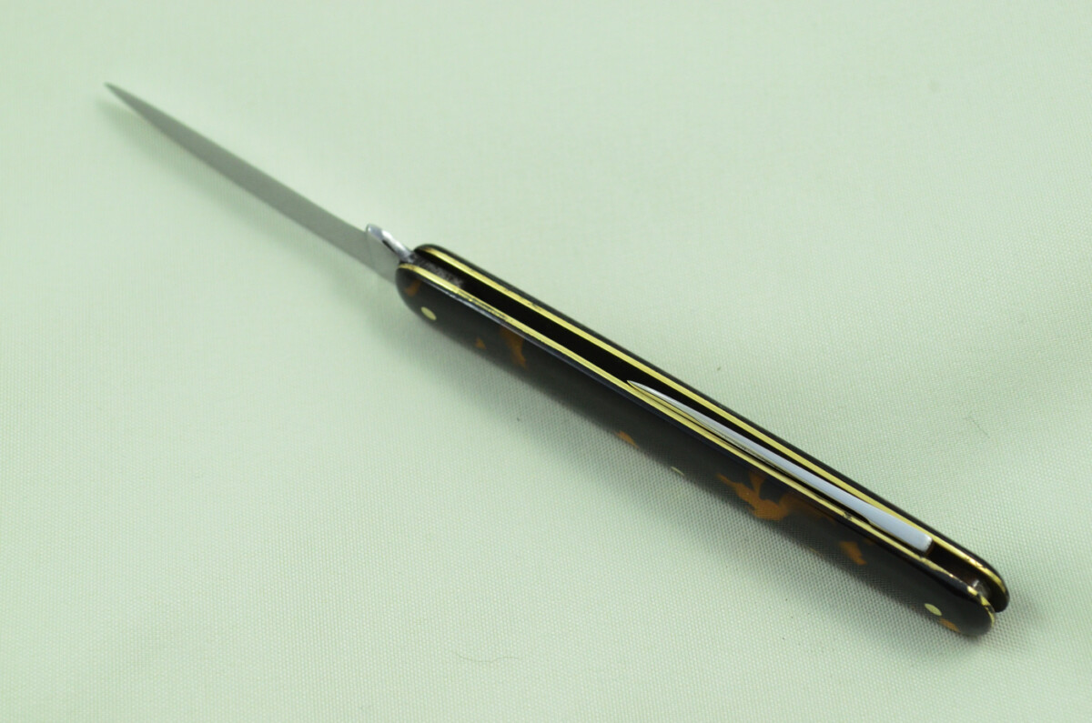 Thomas Turner Sheffield Made 2 Bladed Tortoise Shell Scaled Pen Knife - Image 6