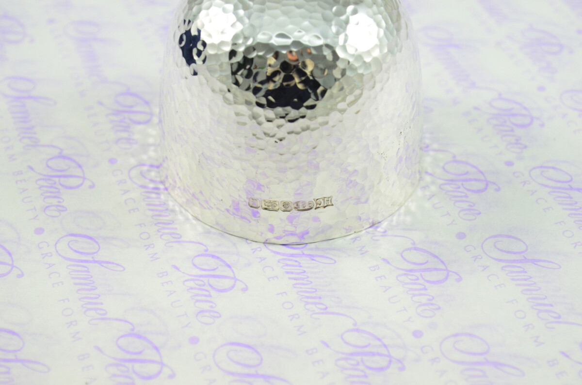 Sterling Silver Hallmarked Hammered Tumble Cup Hallmarked 2025 Made in Sheffield England - Image 6